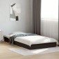 vidaXL Bettgestell Schwarz 100x200 cm Holzwerkstoff vidaXL Bettgestell Schwarz 100x200 cm Holzwerkstoff