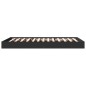 vidaXL Bettgestell Schwarz 100x200 cm Holzwerkstoff vidaXL Bettgestell Schwarz 100x200 cm Holzwerkstoff