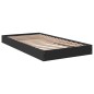 vidaXL Bettgestell Schwarz 100x200 cm Holzwerkstoff vidaXL Bettgestell Schwarz 100x200 cm Holzwerkstoff