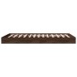 vidaXL Bettgestell ohne Matratze Braun Eiche 90x190 cm Holzwerkstoff vidaXL Bettgestell ohne Matratze Braun Eiche 90x190 cm Holzwerkstoff