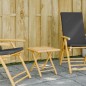 vidaXL Gartentisch Klappbar 45x45x45 cm Bambus vidaXL Gartentisch Klappbar 45x45x45 cm Bambus