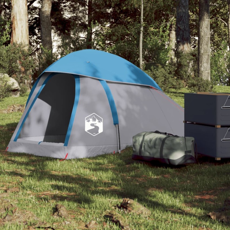 vidaXL Kuppel-Campingzelt 1 Person Blau Wasserdicht vidaXL Kuppel-Campingzelt 1 Person Blau Wasserdicht