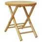 vidaXL Gartentisch Klappbar Ø45x45 cm Bambus vidaXL Gartentisch Klappbar Ø45x45 cm Bambus