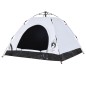 vidaXL Campingzelt 3 Personen Weiß Verdunkelungsstoff Quick Release vidaXL Campingzelt 3 Personen Weiß Verdunkelungsstoff Quick Release