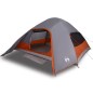vidaXL Kuppel-Campingzelt 4 Personen Grau Wasserdicht vidaXL Kuppel-Campingzelt 4 Personen Grau Wasserdicht