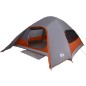 vidaXL Kuppel-Campingzelt 4 Personen Grau Wasserdicht vidaXL Kuppel-Campingzelt 4 Personen Grau Wasserdicht