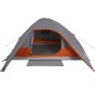 vidaXL Kuppel-Campingzelt 4 Personen Grau Wasserdicht vidaXL Kuppel-Campingzelt 4 Personen Grau Wasserdicht