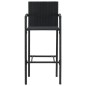 vidaXL 5-tlg. Gartenbar-Set Schwarz Massivholz Akazie und Poly Rattan vidaXL 5-tlg. Gartenbar-Set Schwarz Massivholz Akazie und Poly Rattan