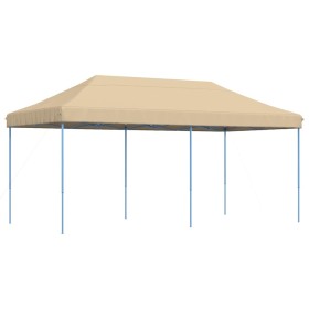 vidaXL Partyzelt Faltbar Pop-Up Beige 580x292x315 cm
