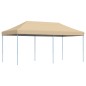 vidaXL Partyzelt Faltbar Pop-Up Beige 580x292x315 cm vidaXL Partyzelt Faltbar Pop-Up Beige 580x292x315 cm