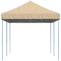 vidaXL Partyzelt Faltbar Pop-Up Beige 580x292x315 cm vidaXL Partyzelt Faltbar Pop-Up Beige 580x292x315 cm