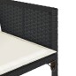 vidaXL 9-tlg. Garten-Essgruppe mit Kissen Schwarz Poly Rattan vidaXL 9-tlg. Garten-Essgruppe mit Kissen Schwarz Poly Rattan