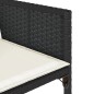 vidaXL 13-tlg. Garten-Essgruppe mit Kissen Schwarz Poly Rattan vidaXL 13-tlg. Garten-Essgruppe mit Kissen Schwarz Poly Rattan