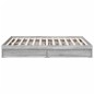vidaXL Bettgestell mit Schubladen Grau Sonoma 150x200 cm Holzwerkstoff vidaXL Bettgestell mit Schubladen Grau Sonoma 150x200 cm Holzwerkstoff