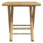 vidaXL 3-tlg. Bistro-Set Klappbar mit Cremeweißen Kissen Bambus vidaXL 3-tlg. Bistro-Set Klappbar mit Cremeweißen Kissen Bambus