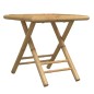 vidaXL 3-tlg. Bistro-Set Klappbar mit Cremeweißen Kissen Bambus vidaXL 3-tlg. Bistro-Set Klappbar mit Cremeweißen Kissen Bambus
