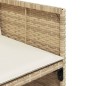 vidaXL 17-tlg. Garten-Essgruppe mit Kissen Beige Poly Rattan vidaXL 17-tlg. Garten-Essgruppe mit Kissen Beige Poly Rattan