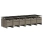 vidaXL 17-tlg. Garten-Essgruppe mit Kissen Grau Poly Rattan vidaXL 17-tlg. Garten-Essgruppe mit Kissen Grau Poly Rattan
