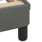 vidaXL Bett mit Matratze Dunkelgrau 90x190 cm Stoff vidaXL Bett mit Matratze Dunkelgrau 90x190 cm Stoff