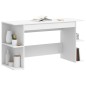 vidaXL Schreibtisch Weiß 140x50x75 cm Holzwerkstoff vidaXL Schreibtisch Weiß 140x50x75 cm Holzwerkstoff