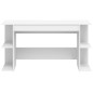 vidaXL Schreibtisch Weiß 140x50x75 cm Holzwerkstoff vidaXL Schreibtisch Weiß 140x50x75 cm Holzwerkstoff