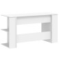 vidaXL Schreibtisch Weiß 140x50x75 cm Holzwerkstoff vidaXL Schreibtisch Weiß 140x50x75 cm Holzwerkstoff
