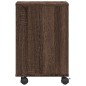 vidaXL Druckerständer mit Rollen Braun Eichen-Optik 41x32x48 cm vidaXL Druckerständer mit Rollen Braun Eichen-Optik 41x32x48 cm