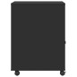 vidaXL Druckerständer mit Rollen Schwarz 60x50x67 cm vidaXL Druckerständer mit Rollen Schwarz 60x50x67 cm