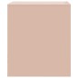 vidaXL Nachttische 2 Stk. Rosa 34,5x39x44 cm Stahl