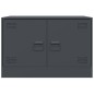 vidaXL TV-Schränke 2 Stk. Anthrazit 67x39x44 cm Stahl vidaXL TV-Schränke 2 Stk. Anthrazit 67x39x44 cm Stahl