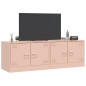 vidaXL TV-Schränke 2 Stk. Rosa 67x39x44 cm Stahl vidaXL TV-Schränke 2 Stk. Rosa 67x39x44 cm Stahl
