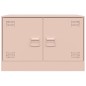 vidaXL TV-Schränke 2 Stk. Rosa 67x39x44 cm Stahl vidaXL TV-Schränke 2 Stk. Rosa 67x39x44 cm Stahl