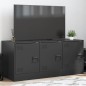 vidaXL TV-Schrank Schwarz 99x39x44 cm Stahl vidaXL TV-Schrank Schwarz 99x39x44 cm Stahl