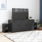 vidaXL TV-Schrank Schwarz 99x39x44 cm Stahl vidaXL TV-Schrank Schwarz 99x39x44 cm Stahl