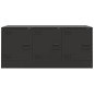 vidaXL TV-Schrank Schwarz 99x39x44 cm Stahl vidaXL TV-Schrank Schwarz 99x39x44 cm Stahl