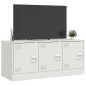 vidaXL TV-Schrank Weiß 99x39x44 cm Stahl vidaXL TV-Schrank Weiß 99x39x44 cm Stahl
