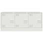 vidaXL TV-Schrank Weiß 99x39x44 cm Stahl vidaXL TV-Schrank Weiß 99x39x44 cm Stahl