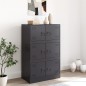 vidaXL Sideboard Schwarz 67x39x107 cm Stahl vidaXL Sideboard Schwarz 67x39x107 cm Stahl