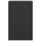 vidaXL Sideboard Schwarz 67x39x107 cm Stahl vidaXL Sideboard Schwarz 67x39x107 cm Stahl