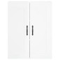 vidaXL Highboard Hochglanz-Weiß 69,5x34x180 cm Holzwerkstoff vidaXL Highboard Hochglanz-Weiß 69,5x34x180 cm Holzwerkstoff