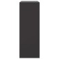 vidaXL Sideboard Schwarz 67x39x107 cm Stahl vidaXL Sideboard Schwarz 67x39x107 cm Stahl
