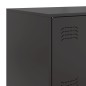 vidaXL Sideboard Schwarz 67x39x107 cm Stahl vidaXL Sideboard Schwarz 67x39x107 cm Stahl