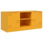 vidaXL TV-Schrank Senfgelb 99x39x44 cm Stahl vidaXL TV-Schrank Senfgelb 99x39x44 cm Stahl