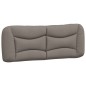 vidaXL Bett mit Matratze Taupe 140x190 cm Stoff vidaXL Bett mit Matratze Taupe 140x190 cm Stoff