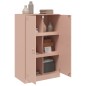 vidaXL Sideboard Rosa 67x39x107 cm Stahl vidaXL Sideboard Rosa 67x39x107 cm Stahl
