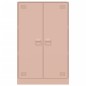 vidaXL Sideboard Rosa 67x39x107 cm Stahl vidaXL Sideboard Rosa 67x39x107 cm Stahl