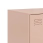 vidaXL Sideboard Rosa 67x39x107 cm Stahl vidaXL Sideboard Rosa 67x39x107 cm Stahl
