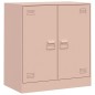 vidaXL Sideboard Rosa 67x39x73 cm Stahl vidaXL Sideboard Rosa 67x39x73 cm Stahl