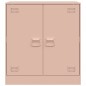 vidaXL Sideboard Rosa 67x39x73 cm Stahl vidaXL Sideboard Rosa 67x39x73 cm Stahl