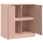 vidaXL Sideboard Rosa 67x39x73 cm Stahl vidaXL Sideboard Rosa 67x39x73 cm Stahl